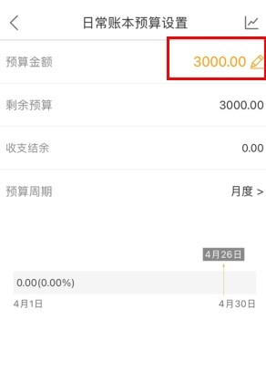 松鼠记账怎么用软件改预算步骤2